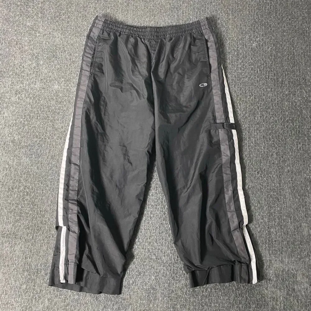 Champion Men's Black and Grey Joggers-tracksuits